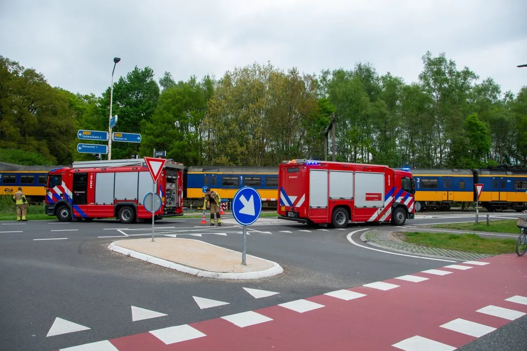 Geen treinen na aanrijding op het spoor